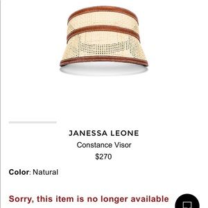 Janessa Leone Constance visor